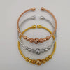 24K Gold Plated Bracelet Set [3-Pieces] - Adjustable Size - Style 4 - Offer Hunts