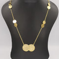 18K Gold Plated Double Coin Necklace - Offer Hunts