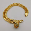 24K Gold Plated Chain Egg Bracelet - Offer Hunts