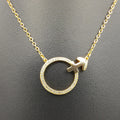 18K Yellow Gold Plated Feminine Necklace - Offer Hunts