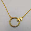 18K Yellow Gold Plated Feminine Necklace - Offer Hunts