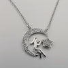18K White Gold Plated Star Wanderer Necklace - Offer Hunts