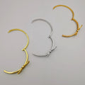 24K Gold Plated Stainless Steel Wings Bracelet Set [3 Pieces] - Adjustable Clasp Lock - Offer Hunts