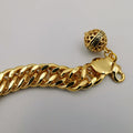 24K Gold Plated Chain Mini Egg Bracelet - Offer Hunts