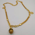 24K Gold Plated Stranded Egg Coin Necklace - Offer Hunts