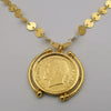 24K Gold Plated Coin Necklace - Style 1 - Offer Hunts