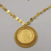 24K Gold Plated Coin Necklace - Style 6 - Offer Hunts