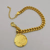 24K Gold Plated Coin Bracelet - Style 7 - Offer Hunts