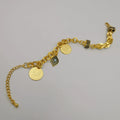 24K Gold Plated Coin Eye Bracelet - Offer Hunts