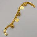 24K Gold Plated Egg Ball Coin Bracelet - Offer Hunts