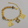 24K Gold Plated Tri Rhombus Bracelet - Offer Hunts