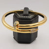 24K Gold Plated Stainless Steel Pin Bracelet [ 50mm Diameter] - Offer Hunts