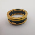 Stainless Steel Wedding Dual Band Ring
