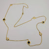 24K Gold Plated Stainless Steel Long Chain Necklace [Style 1]