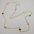 24K Gold Plated Stainless Steel Long Chain Necklace [Style 1]