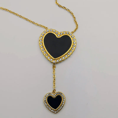24K Gold Plated Stainless Steel Long Chain Necklace [Style 2]