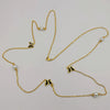 24K Gold Plated Stainless Steel Long Chain Necklace [Style 3]