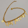 24K Gold Plated Moon Dangler Anklet