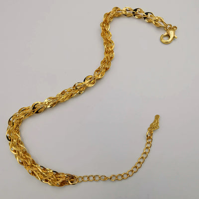 24K Gold Plated Cobra Bracelet