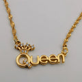 21K Gold Plated Queen Necklace