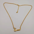 21K Gold Plated Queen Necklace