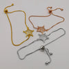 24K Gold Plated Starfish Bracelet Set [3 Pieces]