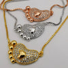 24K Gold [3 Piece Set] Love Paws Bracelet