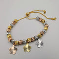 24K Gold Plated Tricolor Bracelet [STYLE 1]