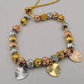 24K Gold Plated Tricolor Bracelet [STYLE 2]