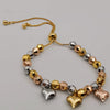 24K Gold Plated Tricolor Bracelet [STYLE 3]