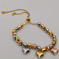 24K Gold Plated Tricolor Bracelet [STYLE 3]