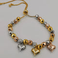 24K Gold Plated Tricolor Bracelet [STYLE 3]