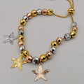 24K Gold Plated Tricolor Bracelet [STYLE 4]