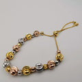 24K Gold Plated Tricolor Bracelet [STYLE 5]