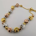 24K Gold Plated Tricolor Bracelet [STYLE 5]