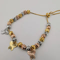 24K Gold Plated Tricolor Bracelet [STYLE 6]