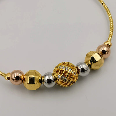 24K Rose Gold Plated Charm Bracelet (STYLE-1)