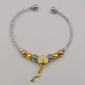 24K Rose Gold Plated Charm Bracelet (STYLE-3)