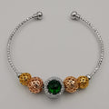 24K Rose Gold Plated Charm Bracelet (STYLE-5)