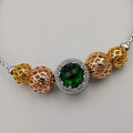 24K Rose Gold Plated Charm Bracelet (STYLE-5)