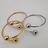 24K Gold Plated Bracelet Set [3-Pieces] - Adjustable Size - Style 12
