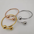 24K Gold Plated Bracelet Set [3-Pieces] - Adjustable Size - Style 12