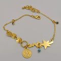 24K Gold Plated Electro Anklet