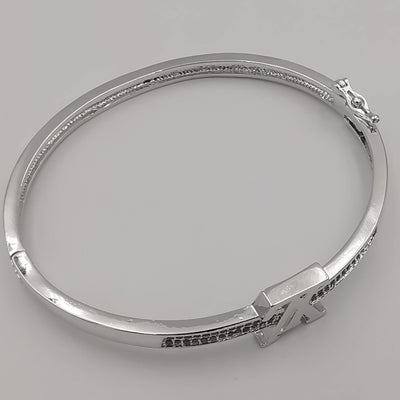 24K Gold Plated L.V Bracelet (SILVER)