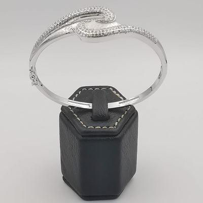 24K Gold Plated Serpent Bracelet (SILVER)
