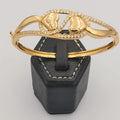 24K Gold Plated Infused Heart Bracelet