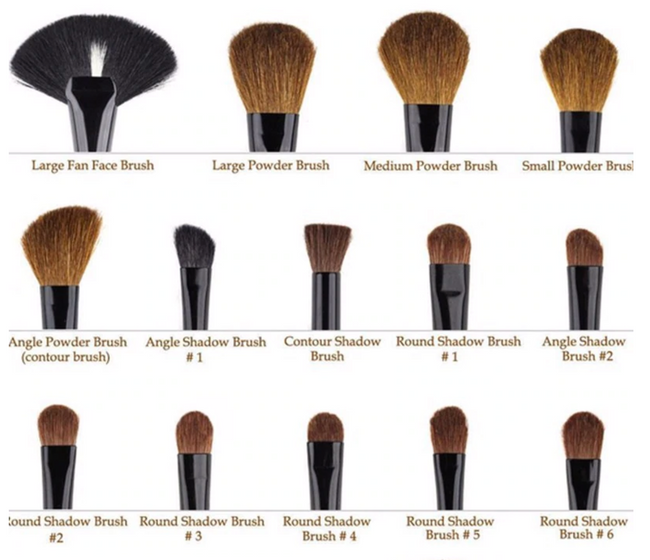 32 Pieces Professional Makeup Brush Set with Bag - Offer Hunts