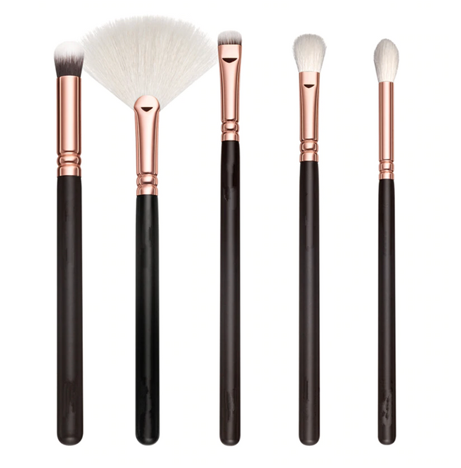 ZOEVA 15 pcs Makeup Face & Eye Essentials | Premium Quality Handcrafted Soft and Plush with Bag - Offer Hunts