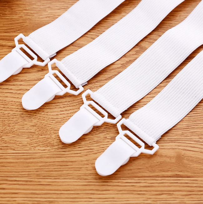 4pcs Bed Sheet Clips Strong Fastener Grippers - Offer Hunts