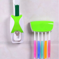 Toothbrush Holder, Automatic Toothpaste Dispenser, Toothpaste Squeezer Kit With 5 Toothbrush Holder Organizer Set - Offer Hunts